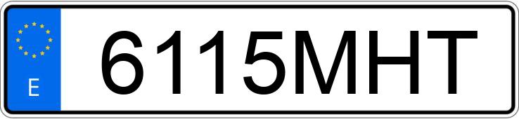 Numer rejestracyjny 6115MHT posiada KIA SPORTAGE