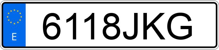 Numer rejestracyjny 6118JKG posiada VOLKSWAGEN CROSSPOLO