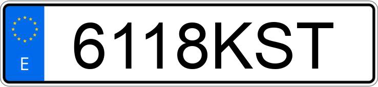 Numer rejestracyjny 6118KST posiada JENSEN HEALEY Numer rejestracyjny 6118KST posiada JENSEN HEALEY