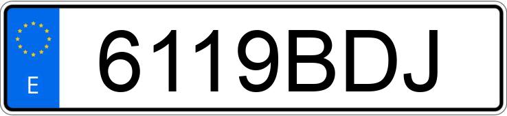 Numer rejestracyjny 6119BDJ posiada HONDA CR-V