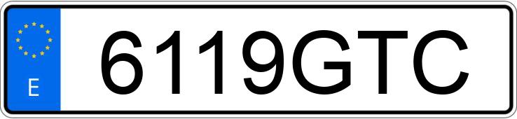 Numer rejestracyjny 6119GTC posiada MINI MINI Numer rejestracyjny 6119GTC posiada MINI MINI