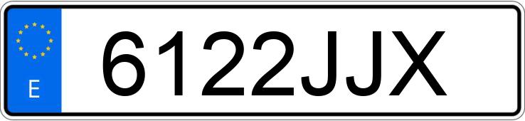 Numer rejestracyjny 6122JJX posiada PIAGGIO LIBERTY 125