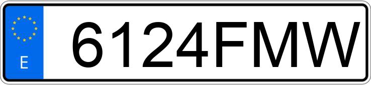 Registreringsnummer6124FMW har SEAT LEON