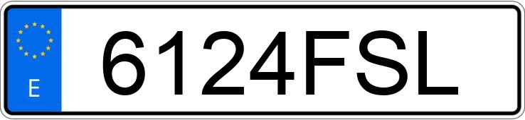 Numer rejestracyjny 6124FSL posiada MERCEDES S (220-221)