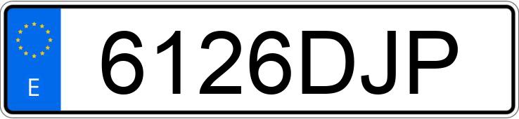 Numer rejestracyjny 6126DJP posiada PEUGEOT 307 Numer rejestracyjny 6126DJP posiada PEUGEOT 307