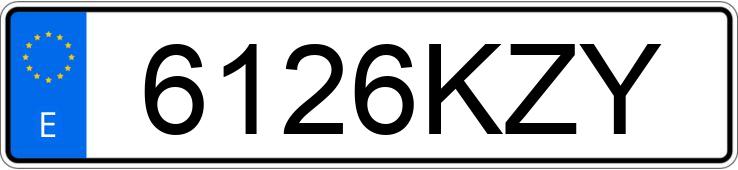 Numer rejestracyjny 6126KZY posiada SEAT ATECA Numer rejestracyjny 6126KZY posiada SEAT ATECA