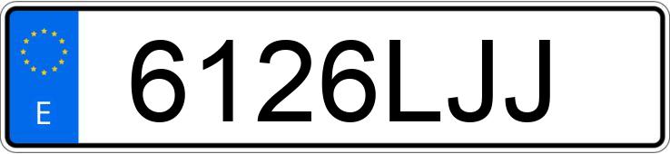 Numer rejestracyjny 6126LJJ posiada FIAT DUCATO