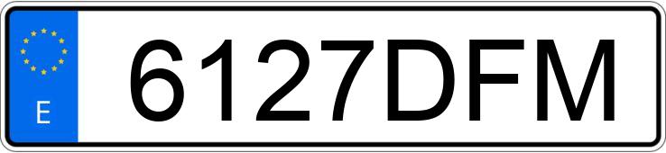 Numer rejestracyjny 6127DFM posiada ALFA ROMEO GT Numer rejestracyjny 6127DFM posiada ALFA ROMEO GT