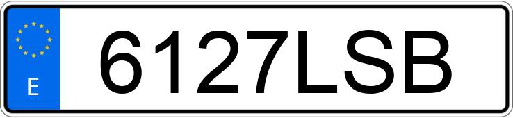 Registreringsnummeret 6127LSB har MERCEDES SPRINTER