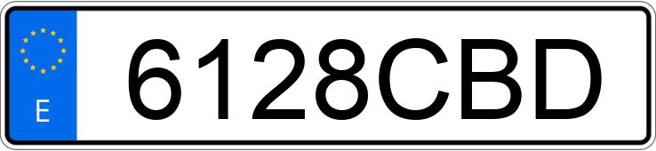 Numer rejestracyjny 6128CBD posiada RENAULT CLIO EXPRESSION ALIZE 1.2