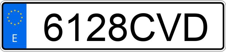 Numer rejestracyjny 6128CVD posiada PEUGEOT 206 X-LINE 1.4