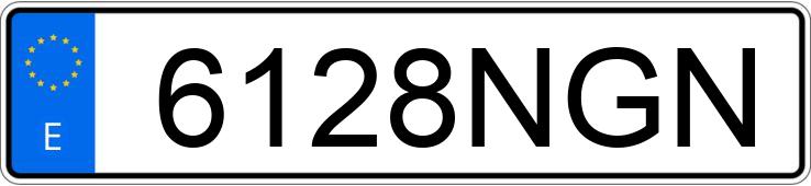 Numer rejestracyjny 6128NGN posiada MERCEDES GLC (253)