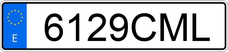 Numer rejestracyjny 6129CML posiada VOLVO S60