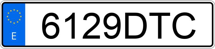 Numer rejestracyjny 6129DTC posiada SEAT LEON