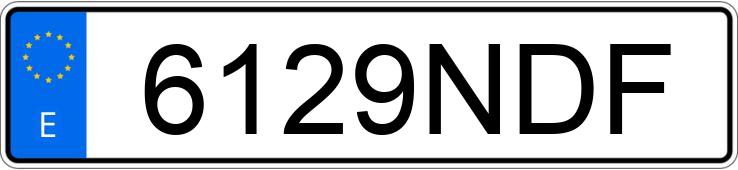 Numer rejestracyjny 6129NDF posiada HYUNDAI KONA