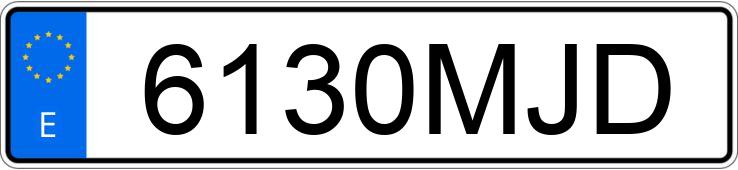 Numer rejestracyjny 6130MJD posiada MERCEDES A (177)