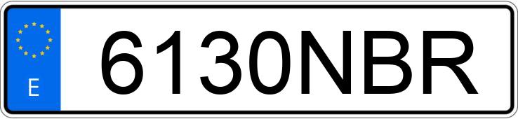 Numer rejestracyjny 6130NBR posiada YAMAHA RAYZR Numer rejestracyjny 6130NBR posiada YAMAHA RAYZR