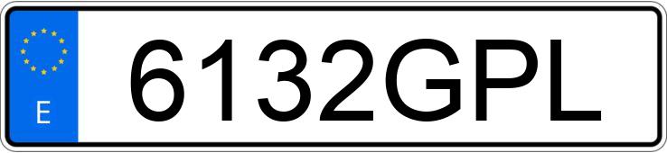 Numer rejestracyjny 6132GPL posiada HONDA CR 125