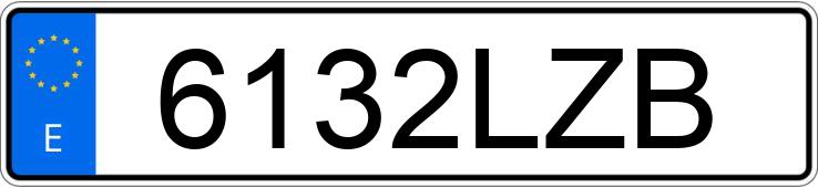 Numer rejestracyjny 6132LZB posiada SKODA ENYAQ Numer rejestracyjny 6132LZB posiada SKODA ENYAQ