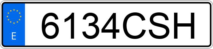 Numer rejestracyjny 6134CSH posiada BMW SERIE 3