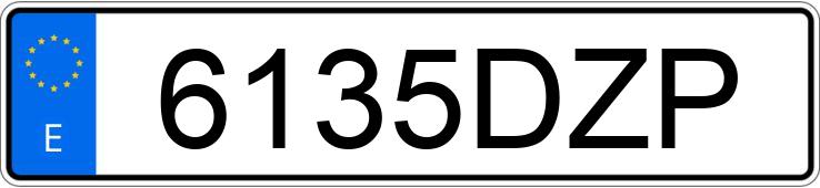 Numer rejestracyjny 6135DZP posiada SEAT LEON