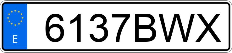 Numer rejestracyjny 6137BWX posiada BMW SERIE 3 Numer rejestracyjny 6137BWX posiada BMW SERIE 3