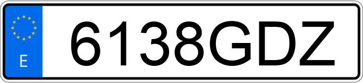 Numer rejestracyjny 6138GDZ posiada FORD FIESTA