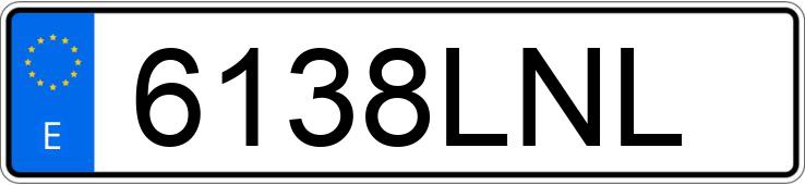 Numer rejestracyjny 6138LNL posiada KIA SPORTAGE