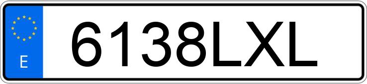 Numer rejestracyjny 6138LXL posiada VOLKSWAGEN TIGUAN ALLSPACE