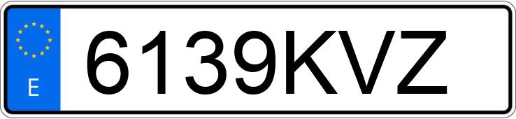 Numer rejestracyjny 6139KVZ posiada DS DS7 CROSSBACK Numer rejestracyjny 6139KVZ posiada DS DS7 CROSSBACK