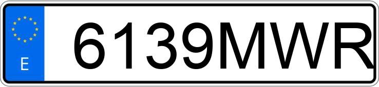 Numer rejestracyjny 6139MWR posiada VOLKSWAGEN CRAFTER Numer rejestracyjny 6139MWR posiada VOLKSWAGEN CRAFTER