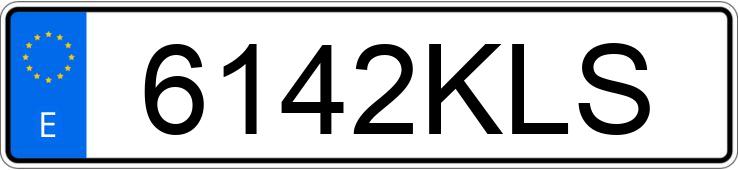 Numer rejestracyjny 6142KLS posiada SEAT IBIZA Numer rejestracyjny 6142KLS posiada SEAT IBIZA