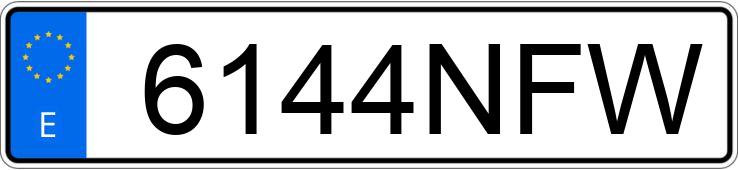 Numer rejestracyjny 6144NFW posiada HONDA CIVIC Numer rejestracyjny 6144NFW posiada HONDA CIVIC