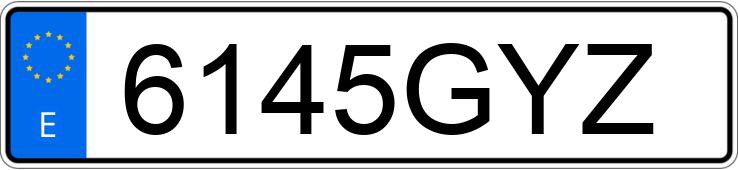 Numer rejestracyjny 6145GYZ posiada BMW SERIE 3 Numer rejestracyjny 6145GYZ posiada BMW SERIE 3