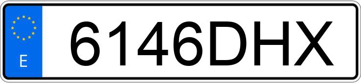 Numer rejestracyjny 6146DHX posiada SEAT ALTEA