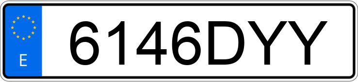 Numer rejestracyjny 6146DYY posiada AUDI A4