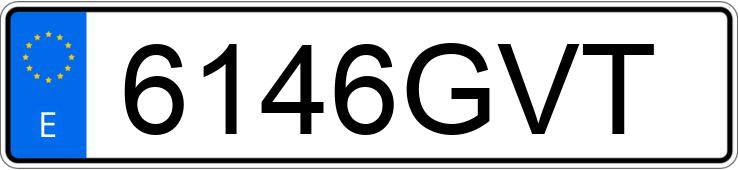 Numer rejestracyjny 6146GVT posiada BMW SERIE 3