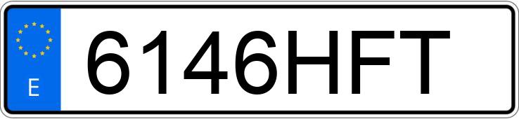 Numer rejestracyjny 6146HFT posiada MINI MINI