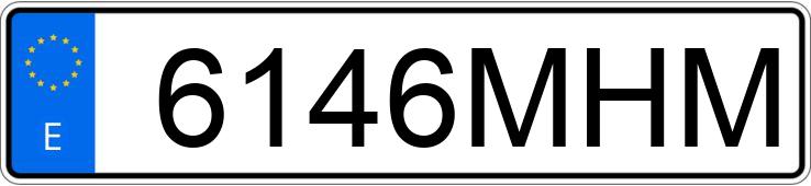 Numer rejestracyjny 6146MHM posiada MERCEDES GLC (253)