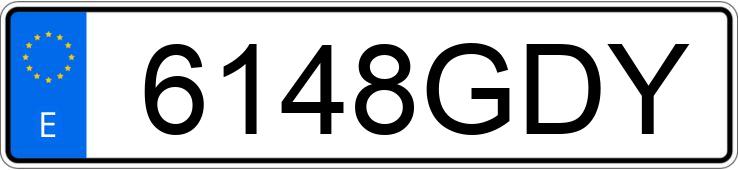 Numer rejestracyjny 6148GDY posiada MERCEDES E (211)