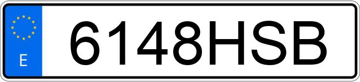 Numer rejestracyjny 6148HSB posiada PEUGEOT 5008 Numer rejestracyjny 6148HSB posiada PEUGEOT 5008