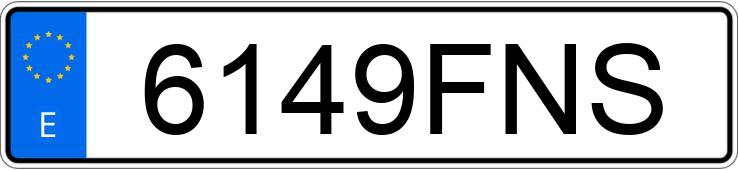 Numer rejestracyjny 6149FNS posiada TOYOTA AVENSIS Numer rejestracyjny 6149FNS posiada TOYOTA AVENSIS