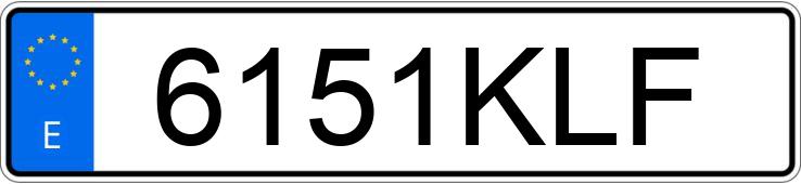 Numer rejestracyjny 6151KLF posiada BMW X4