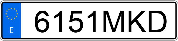 Numer rejestracyjny 6151MKD posiada IRIZAR I6 Numer rejestracyjny 6151MKD posiada IRIZAR I6