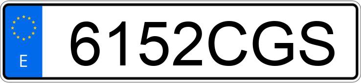 Numer rejestracyjny 6152CGS posiada SUZUKI GRAND VITARA