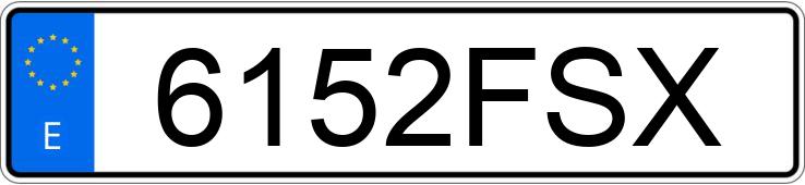 Numer rejestracyjny 6152FSX posiada VOLKSWAGEN TOUAREG