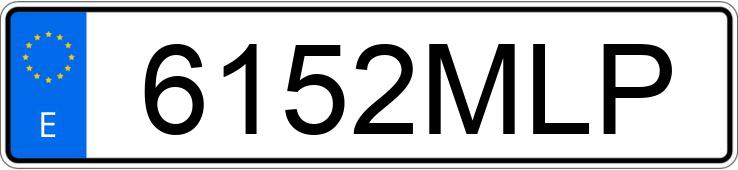 Numer rejestracyjny 6152MLP posiada KIA SPORTAGE