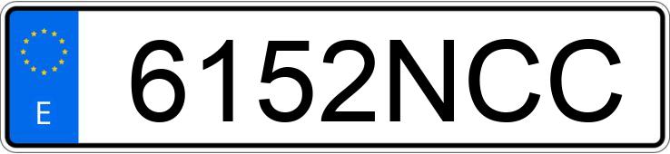 Numer rejestracyjny 6152NCC posiada BMW SERIE 4 Numer rejestracyjny 6152NCC posiada BMW SERIE 4