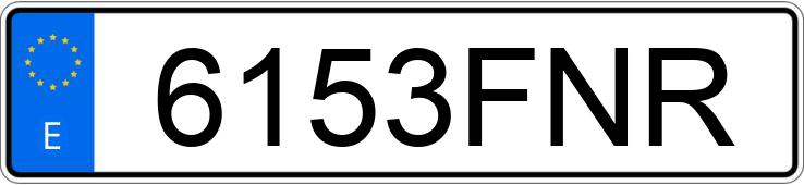 Numer rejestracyjny 6153FNR posiada HONDA CBR 600