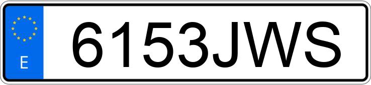 Numer rejestracyjny 6153JWS posiada MERCEDES CLA (117)